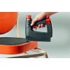 Novus J-214 cordless stapler in a case with LED light and power regulation