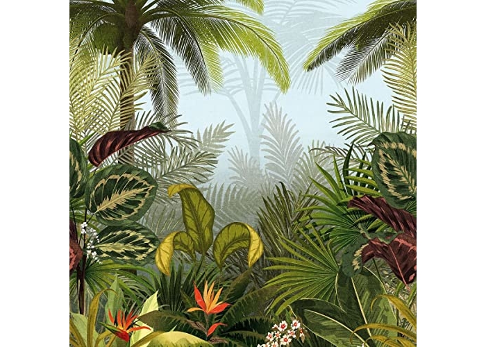 Grandeco Life Jungle Fever – Wallpaper with a textured effect, vibrant jungle colors Grandeco Life Jungle Fever – Wallpaper with a textured effect, vibrant jungle colors