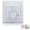 Mechanischer Raumthermostat 230V 16A, Wandthermostat für Fußbodenheizung