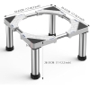 DEWEL Adjustable Base for Refrigerator & Dishwasher, White