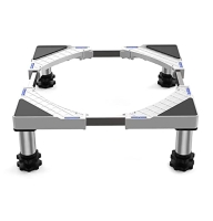 DEWEL Waschmaschinensockel – Antivibrationslift mit 4 Beinen, verstellbar
