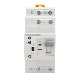 Disyuntor automático de doble potencia G2R-63II, 2 polos, 63 A, ATS para generadores, interruptor de conmutación eléctrica con regulador de cambio rápido