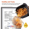Ultenic Heißluftfritteuse, 5L Familienformat für 4-6 Portionen