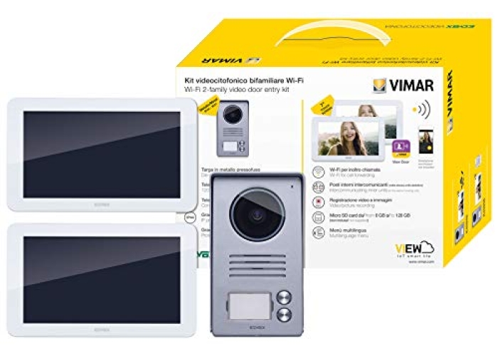 VIMAR Video-Türsprechanlage Set – 7 WiFi Touchscreen & Audio-Panel VIMAR Video-Türsprechanlage Set – 7 WiFi Touchscreen & Audio-Panel