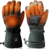 Guantes calefactables eléctricos, guantes de moto de invierno, 7,4 V, paquete de 2, batería de 3200 mAh, guantes calefactores eléctricos, guantes de calentamiento rápido, 5 configuraciones de temperatura, hasta 7 horas de uso, hasta 7 horas