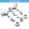 Kisimixer thermostatic shower mixer made of brass with scald protection, chrome