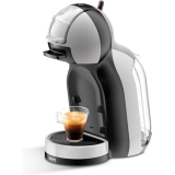 Krups Nescafé Dolce Gusto Mini Me S Cafetera de cápsulas con 15 bares de presión, 0,8 l de capacidad, bebidas frías o calientes, modo eco, Play&Select, termobloque, 35 tipos de café, gris antracita