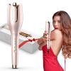 BUJIYI Automatic Curling Iron, Large Curls, With 4 Adjustable Temperatures, Fast Heating, Long-lasting Hairstyle, Rose Gold