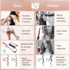 BUJIYI Automatic Curling Iron, Large Curls, With 4 Adjustable Temperatures, Fast Heating, Long-lasting Hairstyle, Rose Gold