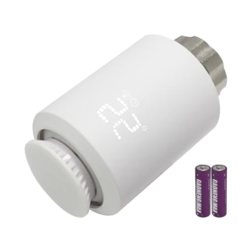 Умный термостат для радиатора KETOTEK Zigbee, программируемый, управляемый через приложение, совместимый с Alexa