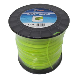 Kawapower Nylonfaden für Freischneider, 3,3 mm × 210 m, quadratisch