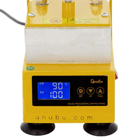 Qnubu Press Kompact 2.0 - Manuelle Rosin Presse 600kg, 6x12cm Platte