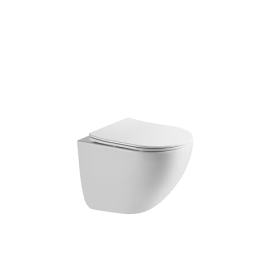 HOGART Wand-WC mit Soft-Close-Sitz, spülrandlos, Tornado-Spülsystem