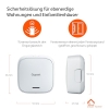 Kit básico de sistema de alarma Gigaset, sirena, detector de movimiento, alarma para puertas y ventanas, Alexa y Google