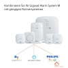 Kit básico de sistema de alarma Gigaset, sirena, detector de movimiento, alarma para puertas y ventanas, Alexa y Google