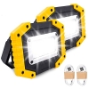 Trongle 30W Construction Spotlight LED Battery, Rechargeable LED Work Light