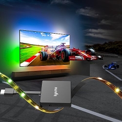 Світлодіодне підсвічування телевізора Lytmi, RGBIC, синхронізатор HDMI 2.0, для 25-55 дюймів, налаштовувана світлова стрічка