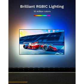 Lytmi TV LED Backlight, RGBIC, HDMI 2.0 Sync Box, for 25-55 inch, Customizable Light Strip