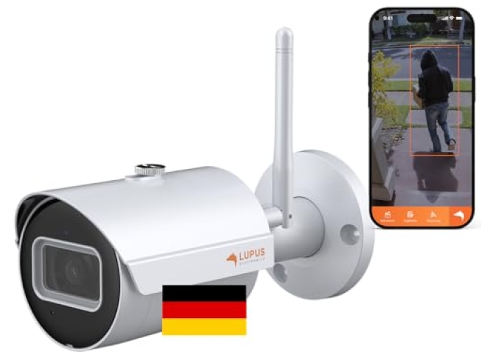Lupus LE202 WLAN Außenkamera, Nachtsicht, Metall, App Lupus LE202 WLAN Außenkamera, Nachtsicht, Metall, App