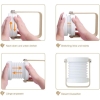TESECU Foldable LED Wooden Bedside Lamp (Touch, USB, 3 Modes)