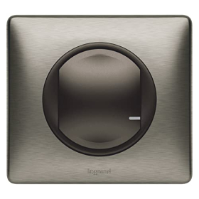 Controlador inalámbrico inteligente Legrand Celiane con Netatmo, luz y enchufe, color grafito
