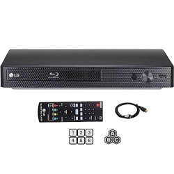 Програвач Blu-Ray LG BP-250, мультирегіональна версія, розумний, 110-240 Вольт, комплект HDMI Dynastar 1,8 м