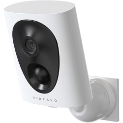 virtavo 2K Überwachungskamera, Outdoor, wiederaufladbare Batterie, WiFi HD drahtlose Kamera, Nachtsicht, WiFi, Indoor