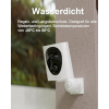 virtavo 2K surveillance camera, outdoor, rechargeable battery, WiFi HD wireless camera, night vision, WiFi, indoor