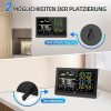 Funkwetterstation LFF, Innenbereich mit Sensoren, Farbdisplay