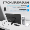 Funkwetterstation LFF, Innenbereich mit Sensoren, Farbdisplay
