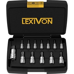 Juego de puntas Torx TR Lexivon, acero S2, 13 piezas, T8-T60