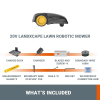 Robot cortacésped inalámbrico para jardines de hasta 800 m², automático y eficiente: LANDXCAPE LX838i
