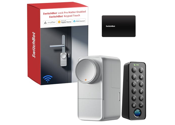 SwitchBot Smart Lock Pro WiFi – Electronic door lock with touchscreen & fingerprint scanner SwitchBot Smart Lock Pro WiFi – Electronic door lock with touchscreen & fingerprint scanner