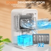 Deshumidificador eléctrico, 1000 ml/24 h, apagado automático, 7 colores