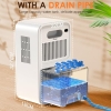 Deshumidificador eléctrico, 1000 ml/24 h, apagado automático, 7 colores