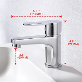 Ibergrif, M11057, grifo monomando para lavabo