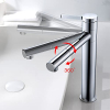 Ibergrif M11299 Luna, tall kitchen tap with swivel spout, single lever