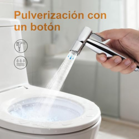 Ibergrif Unterputz Bidetarmatur mit Handbrause und Brauseschlauch Silber