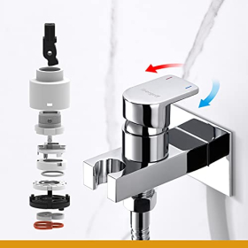 Ibergrif M22019 hand bidet, shower head for toilet and personal hygiene