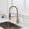 Ibergrif M22144A, dispensador de leche para la cocina con pulverizador retráctil de 2 chorros