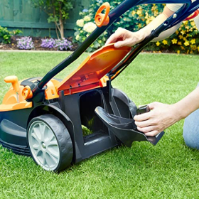 Электрическая газонокосилка LawnMaster 1600 Вт – 37 см, 6 уровней резки