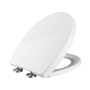 Ibergrif toilet seat with soft close and easy installation