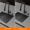 Ibergrif M85043B – Fregadero Cocina 50x43 cm, Acero Inoxidable