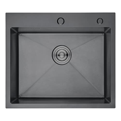 Ibergrif sink 55x45 cm with drain filter - stainless steel