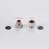 Brass adapter for tap and connecting hose from Ibergriff, set of 2