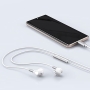 USB-C headphones for Samsung Galaxy S23/S24/S22 Ultra/S21 FE/S20 and iPhone 15 Pro Max - with in-ear microphone and Type-C cable