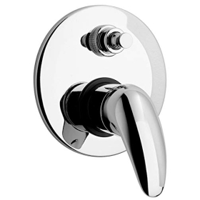 Paini MIA691 bathroom mixer tap, integrated shower with diverter