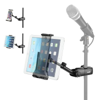 Moukey tablet stand, tablet holder for microphone stand