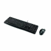 Проводная клавиатура и мышь Logitech MK120, USB, итальянская раскладка QWERTY