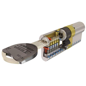 Tesa Assa Abloy TK100 Cilindro de Seguridad 30x30 mm Niquelado